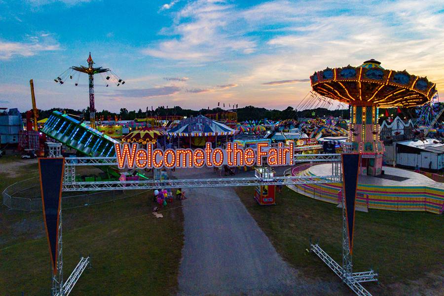 Champlain Valley Fair entrance