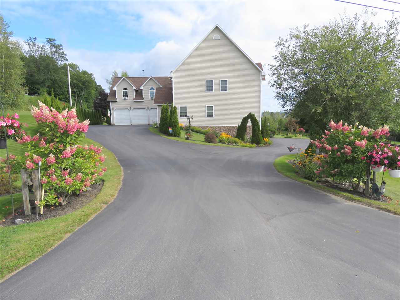 Landscaped Driveway