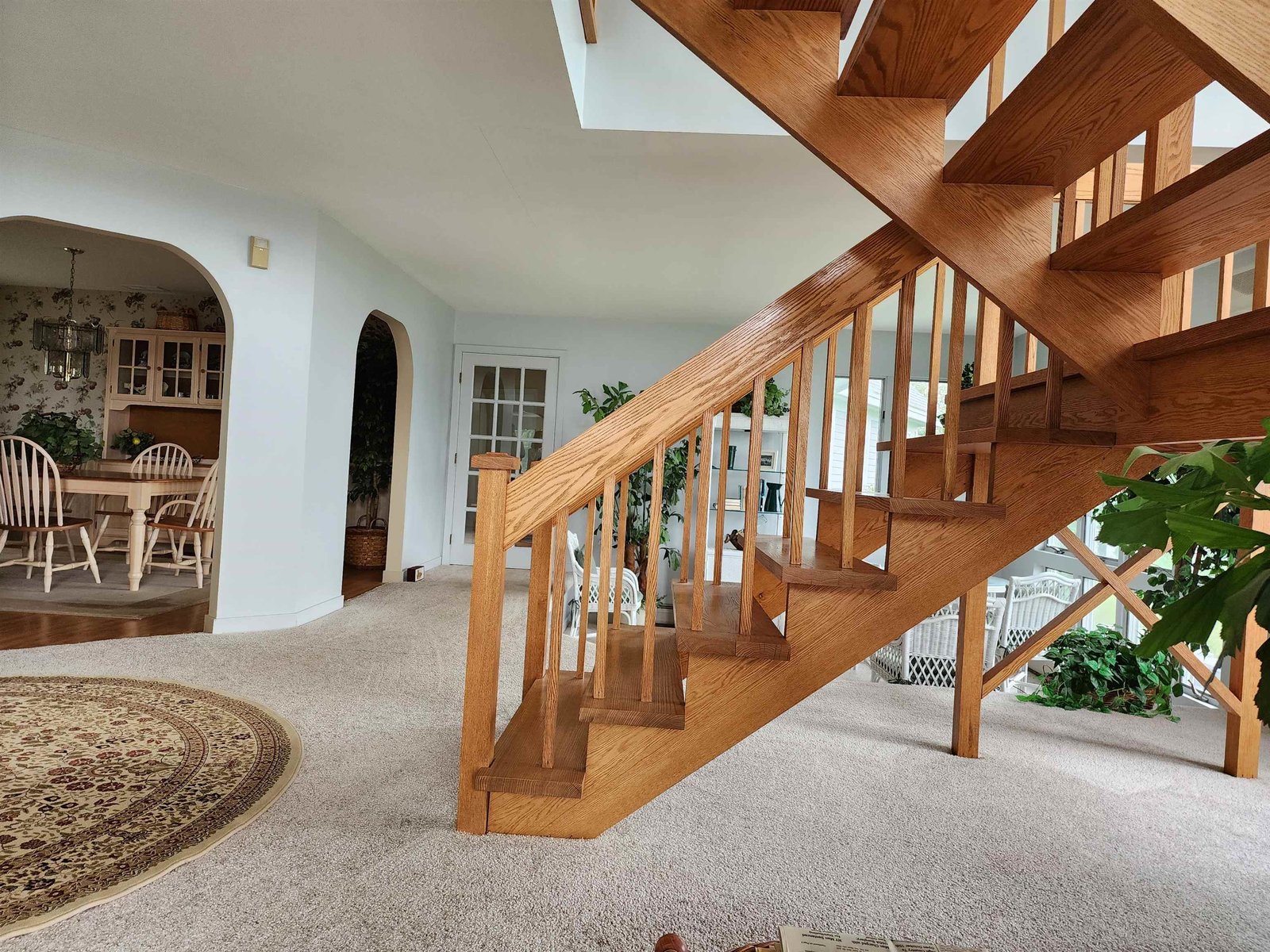 Oak Staircase to 2nd Floor