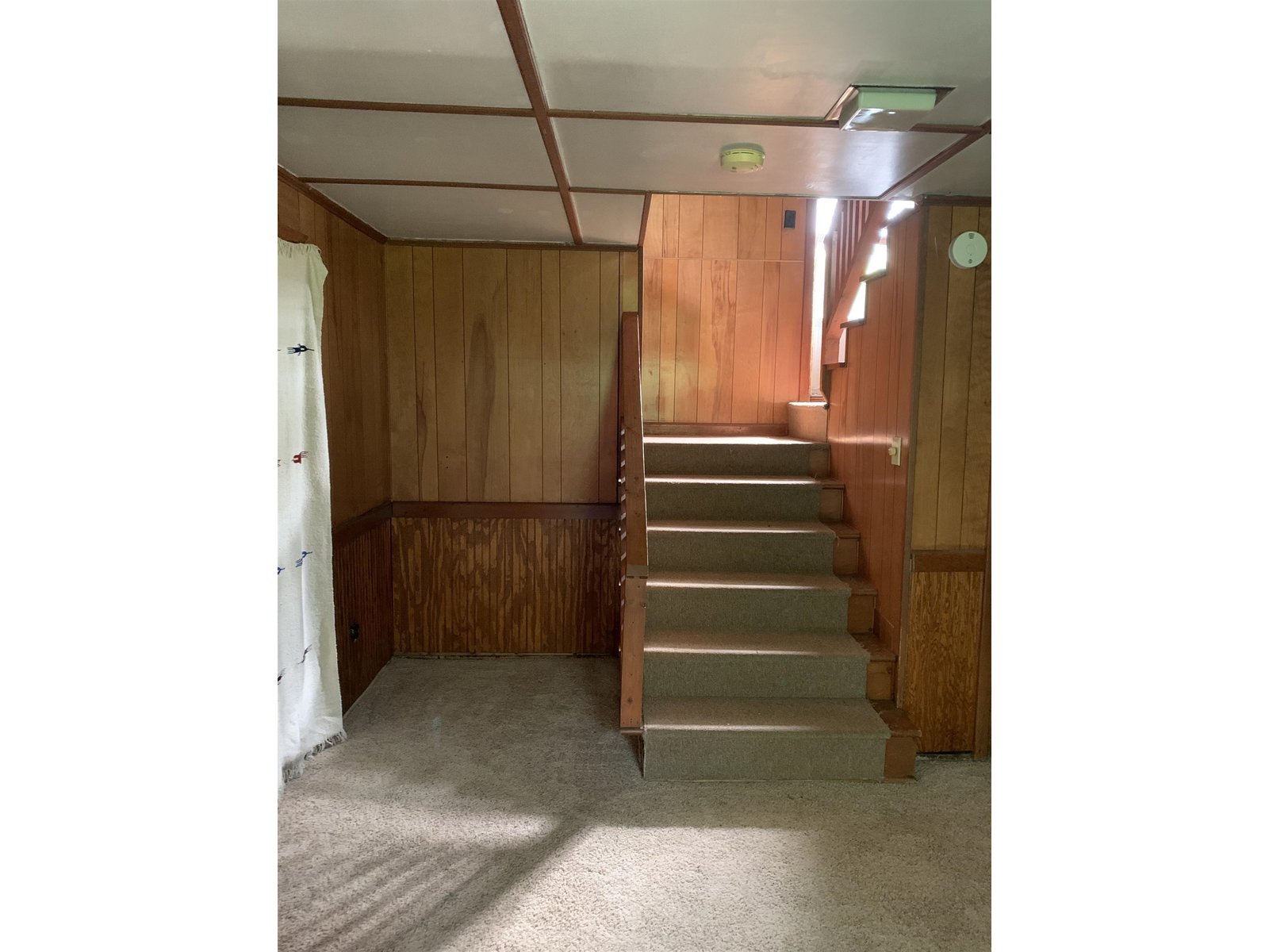 stairs down to basement