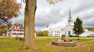 Underhill Vermont Town Green
