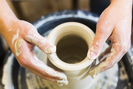 pottery making