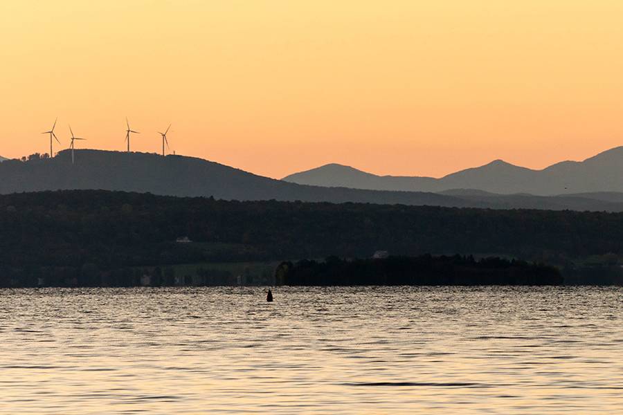 lake champlain island view