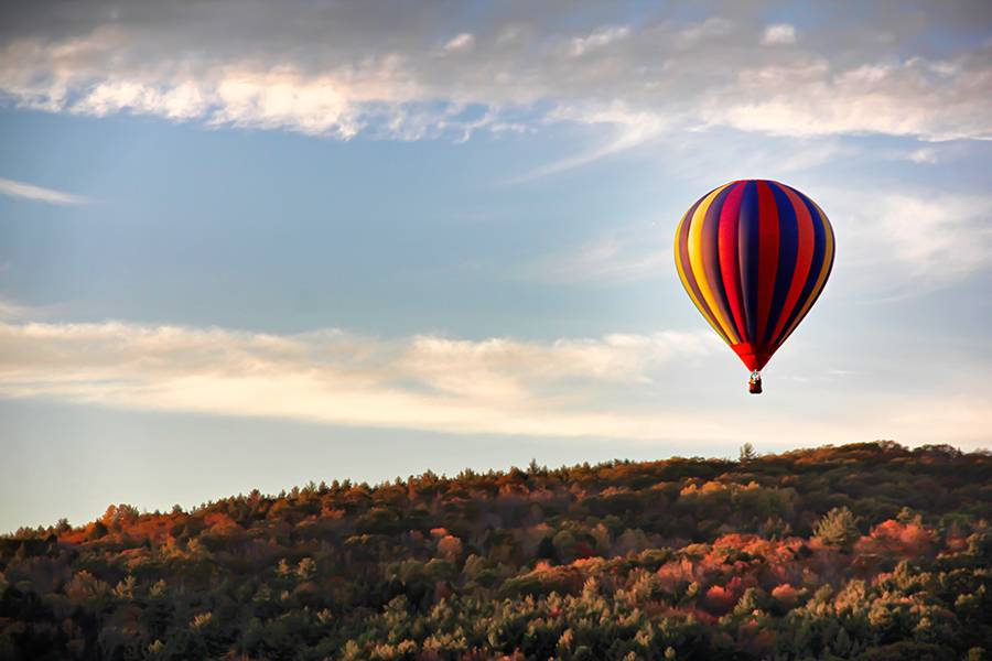 Milton VT Hot Air Baloon