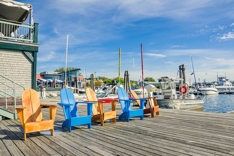 Burlington waterfront chairs