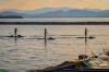 Paddleboarding on the Burlington Waterfront