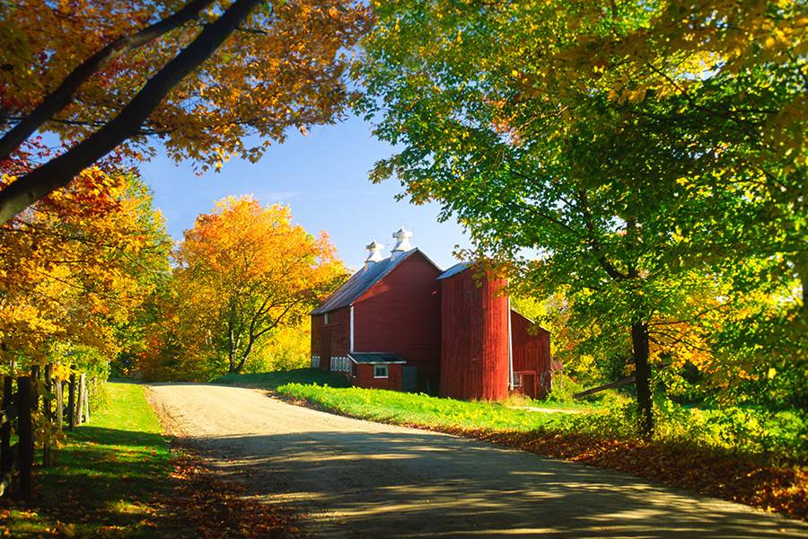 country road stowe