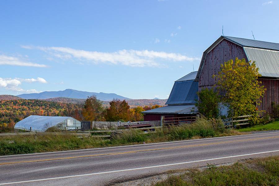 barn view