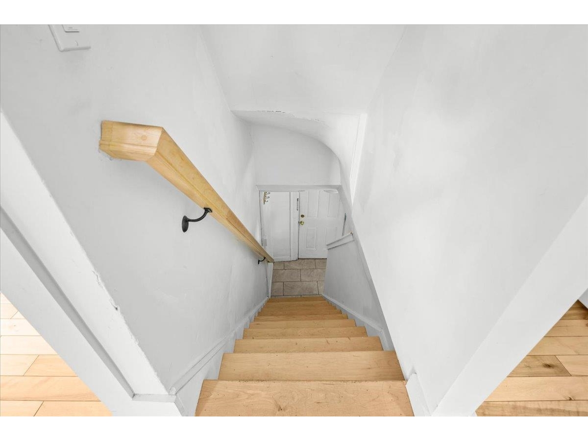 Rebuilt Staircase leading to Apt 2
