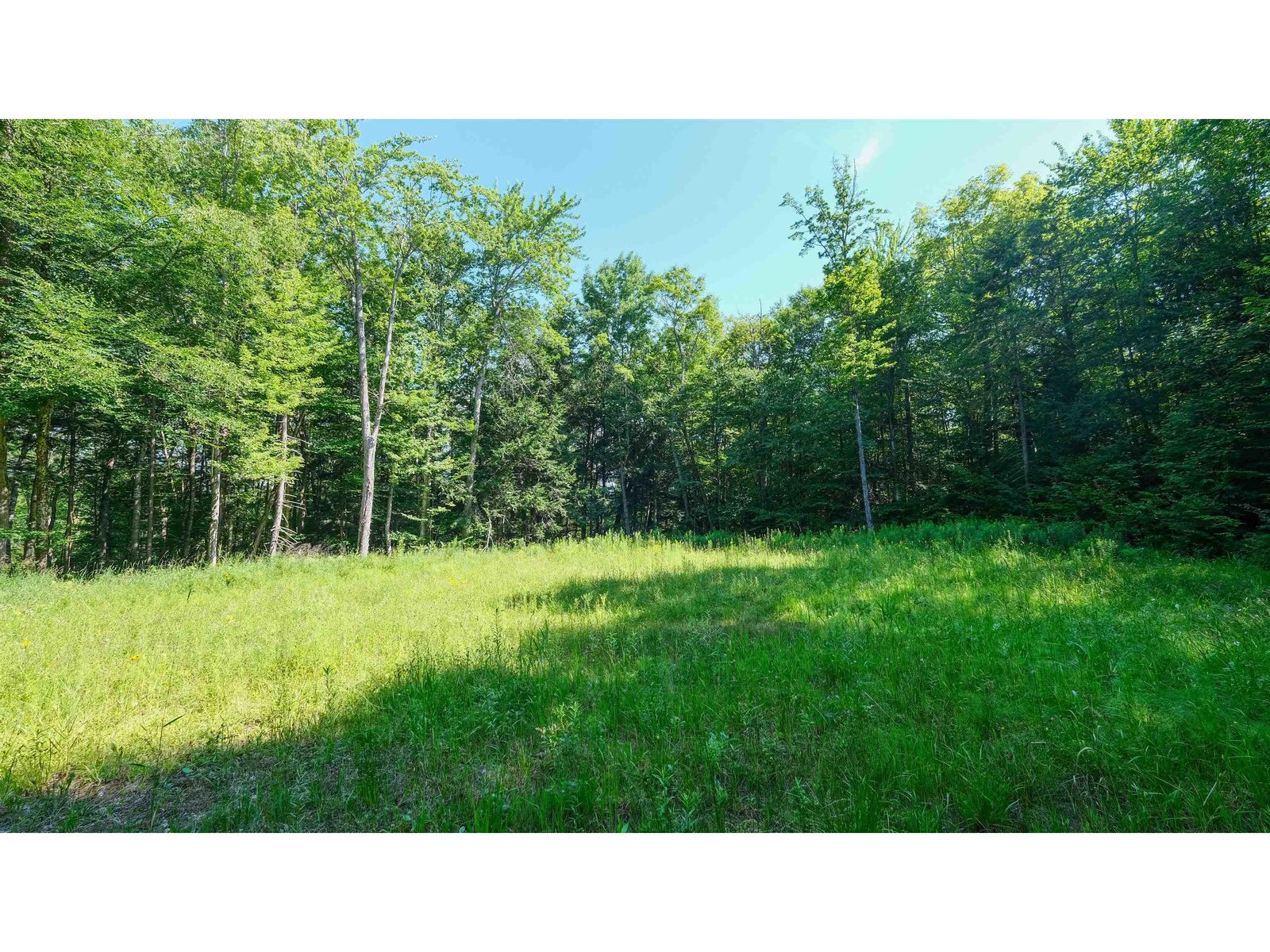 Looking northwest at homesite