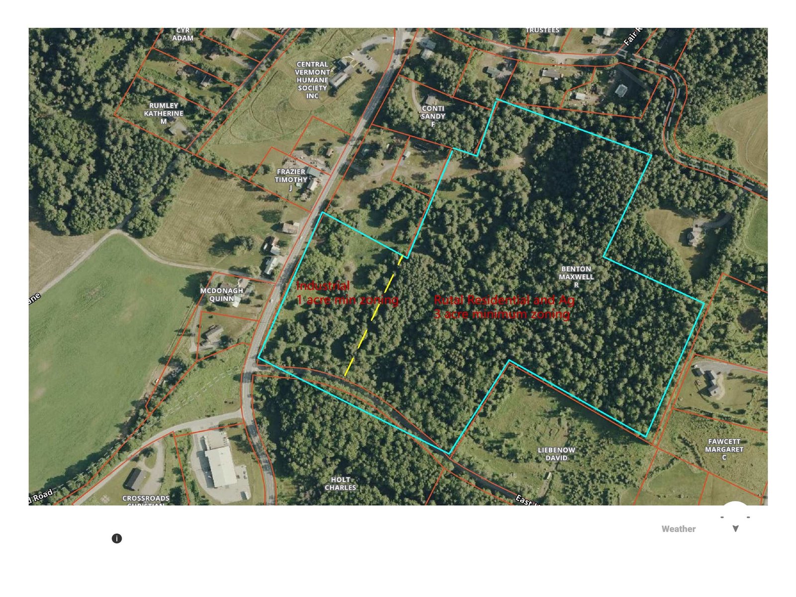 Estimate of Different Zoned Areas