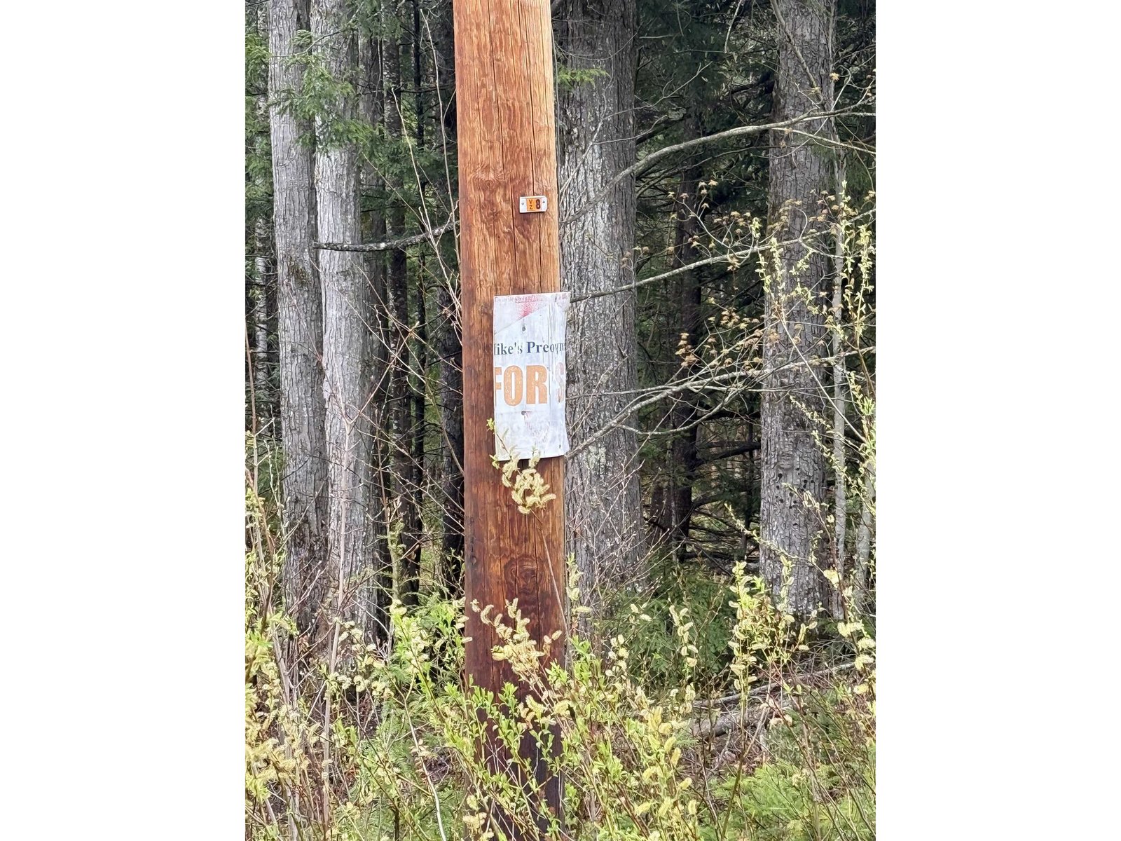 Old sign posting,