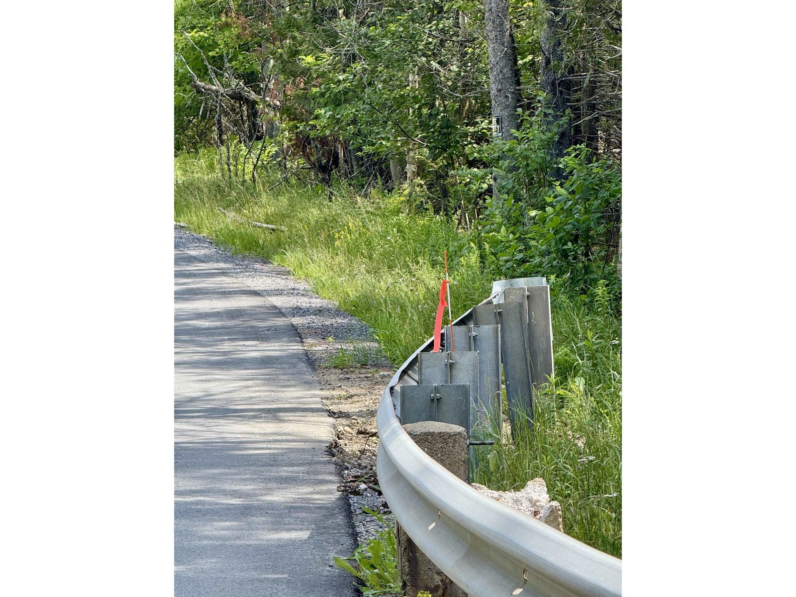 Pin at the Roundy Brook Bridge