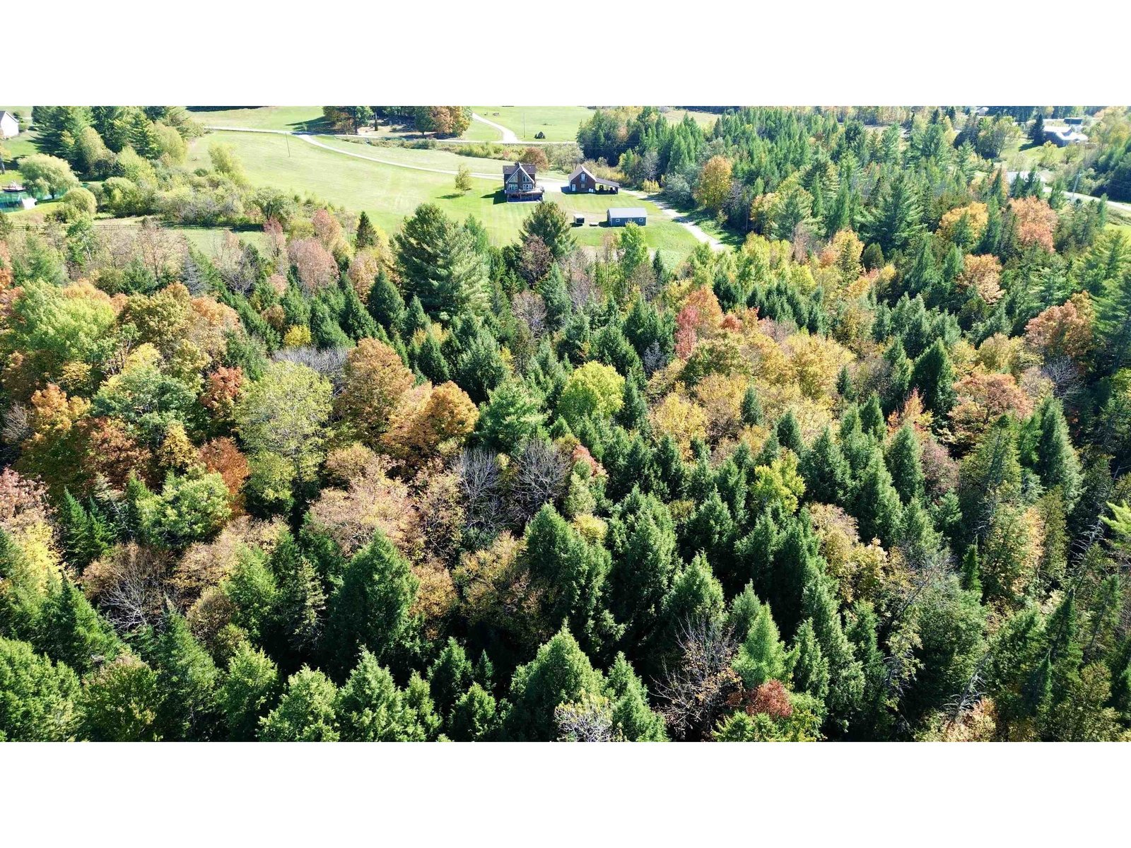 Aerial of Parcel Looking Towards Pine Hill