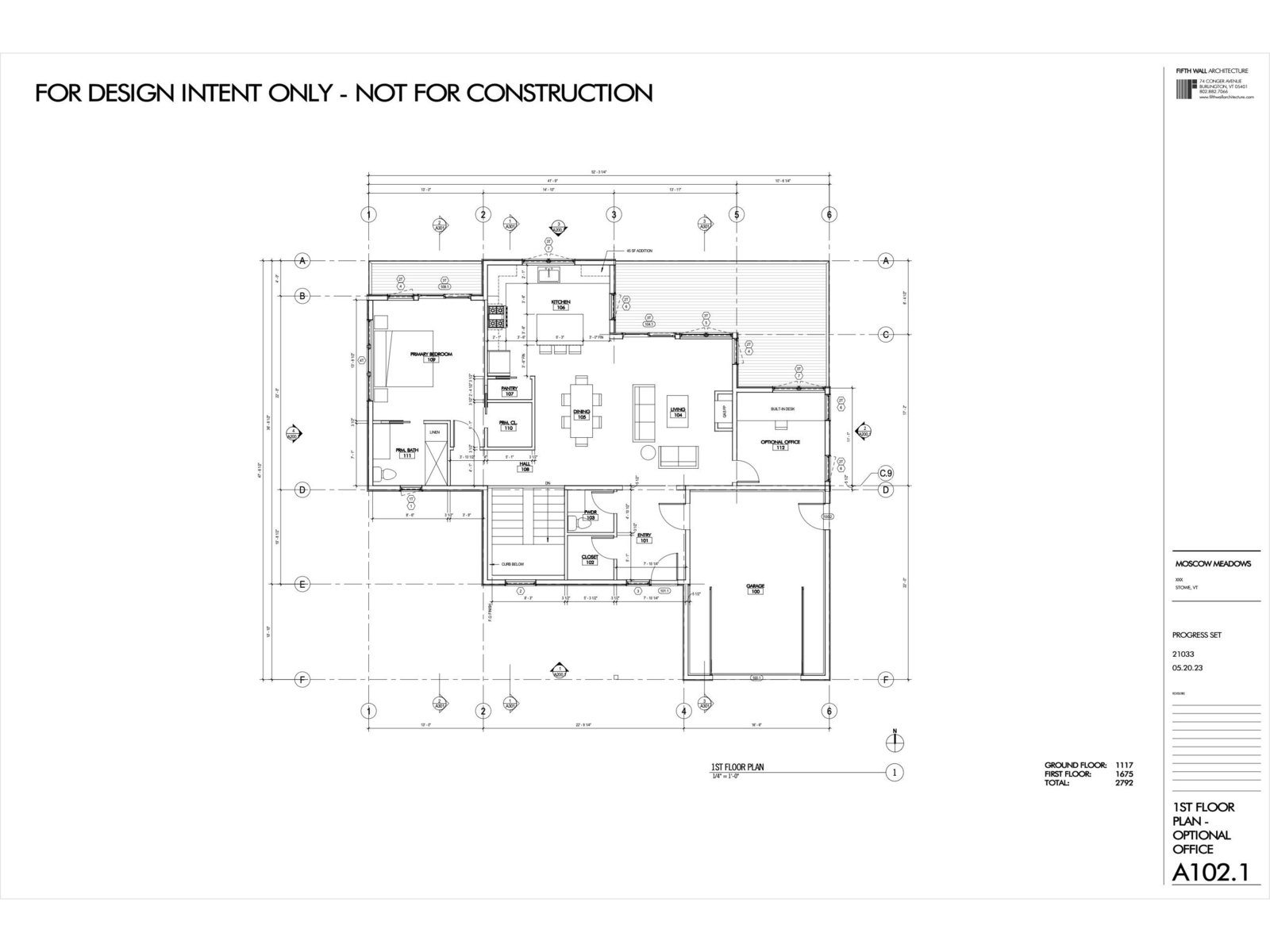 Floor plan with optional office