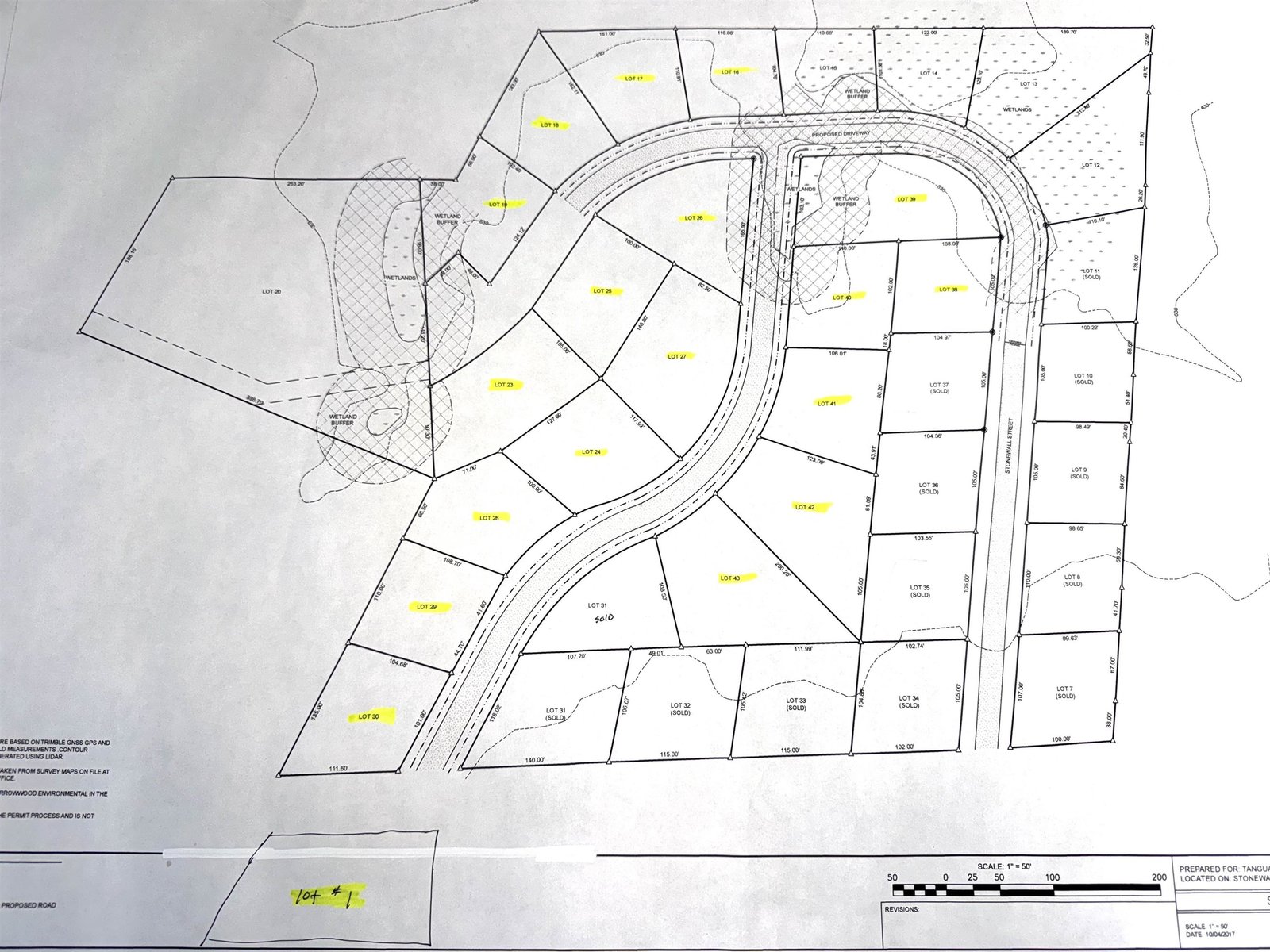 Map of Lots