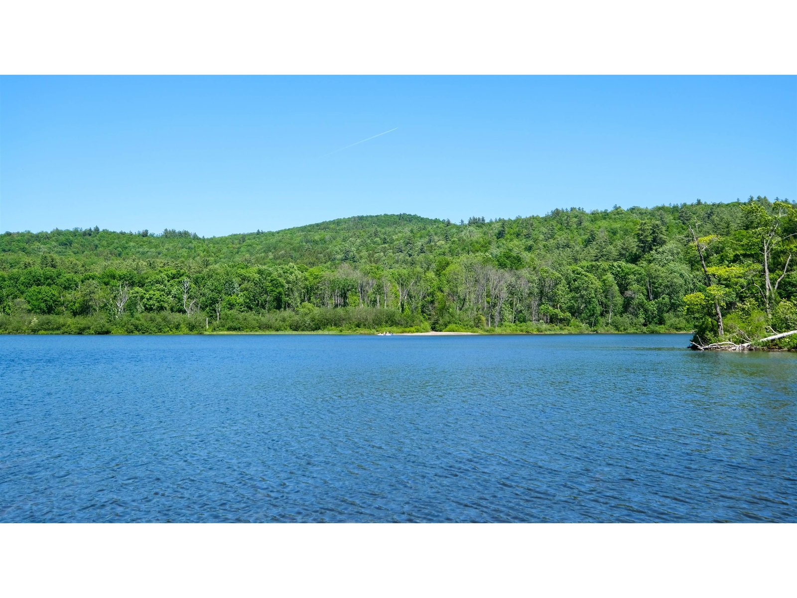 Looking across Echo Lake at Buffalo Creek