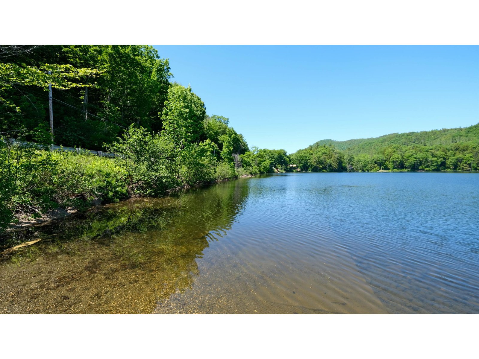 View of the northern lake frontage by boat ramp