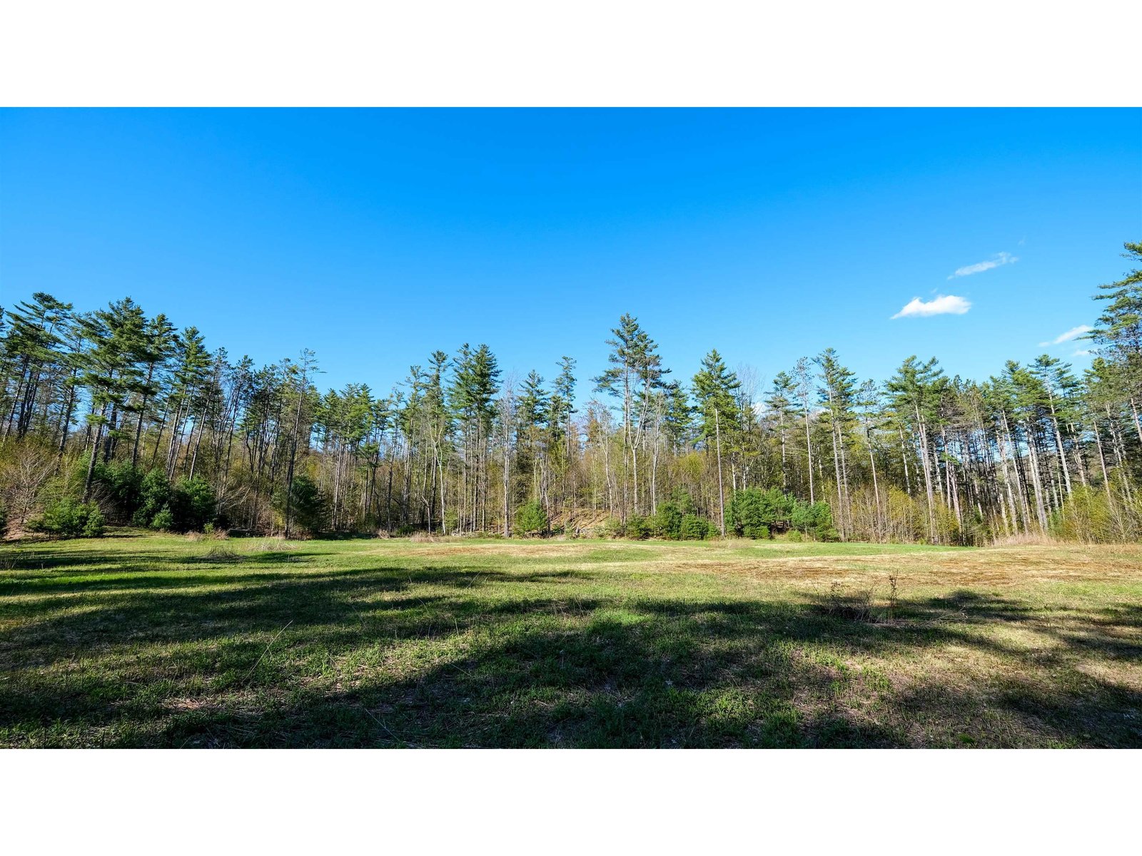 Open field to trails