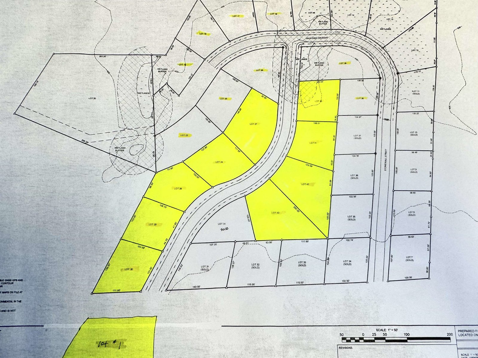 Map of Lots