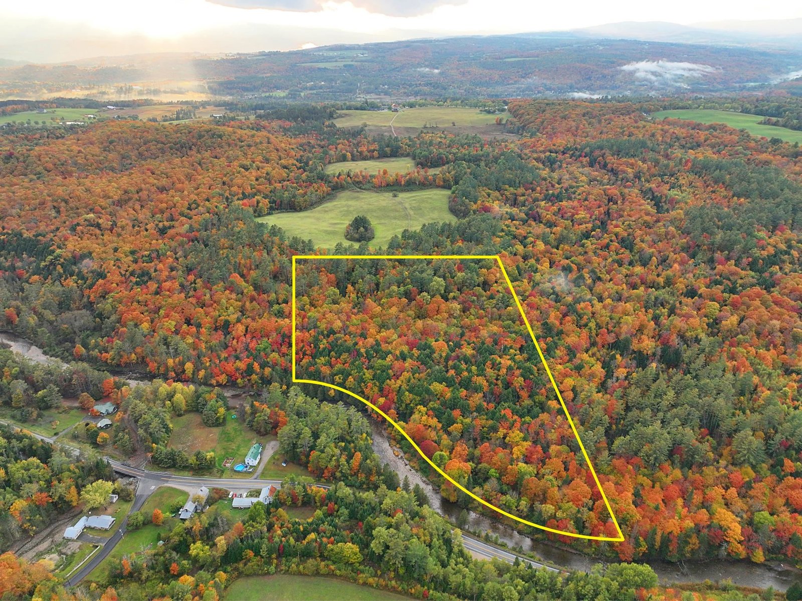 Sketch of Boundaries -  location approximate.