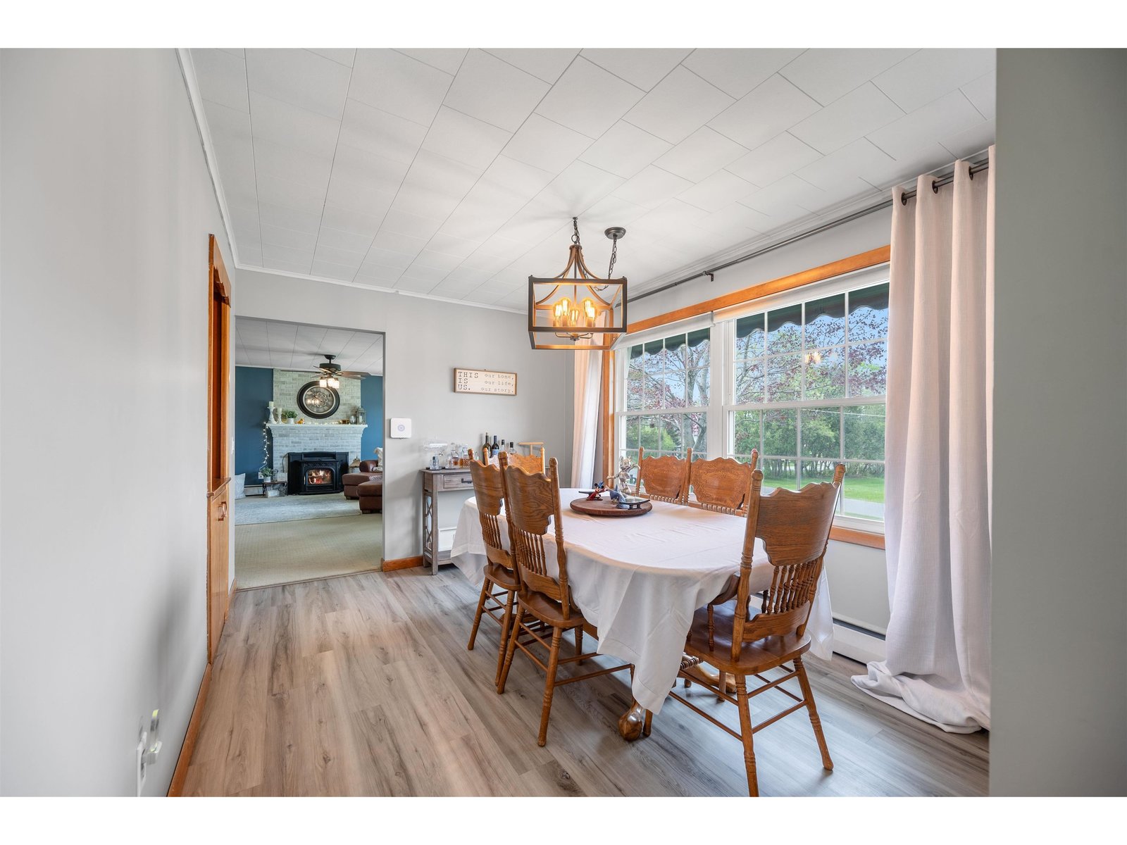 Dining Room into the Living Room