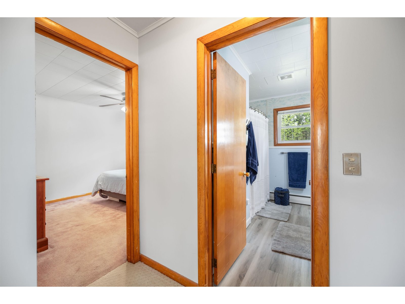 Full Bathroom and Bedroom
