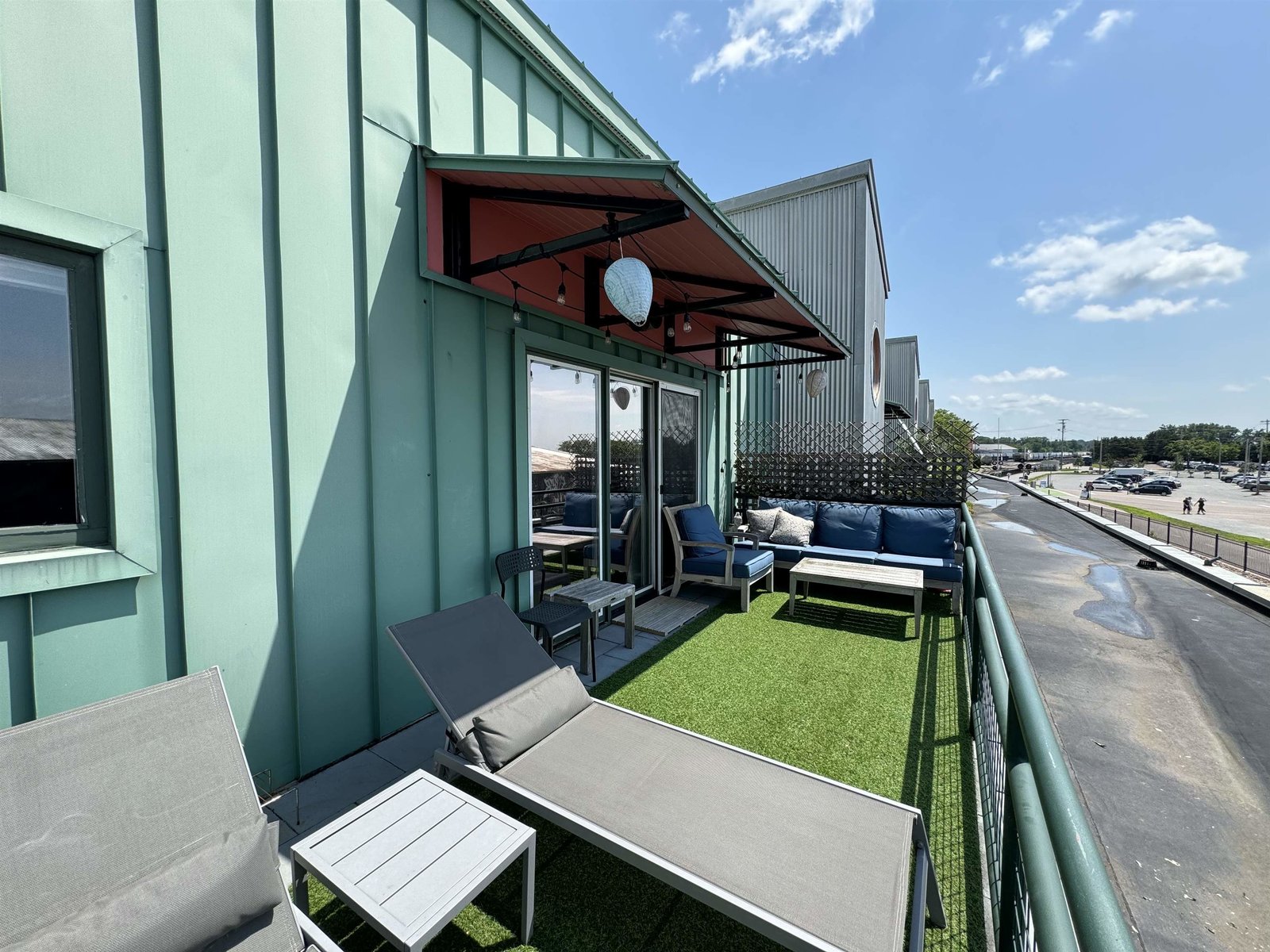 Private deck perfect for morning coffee...