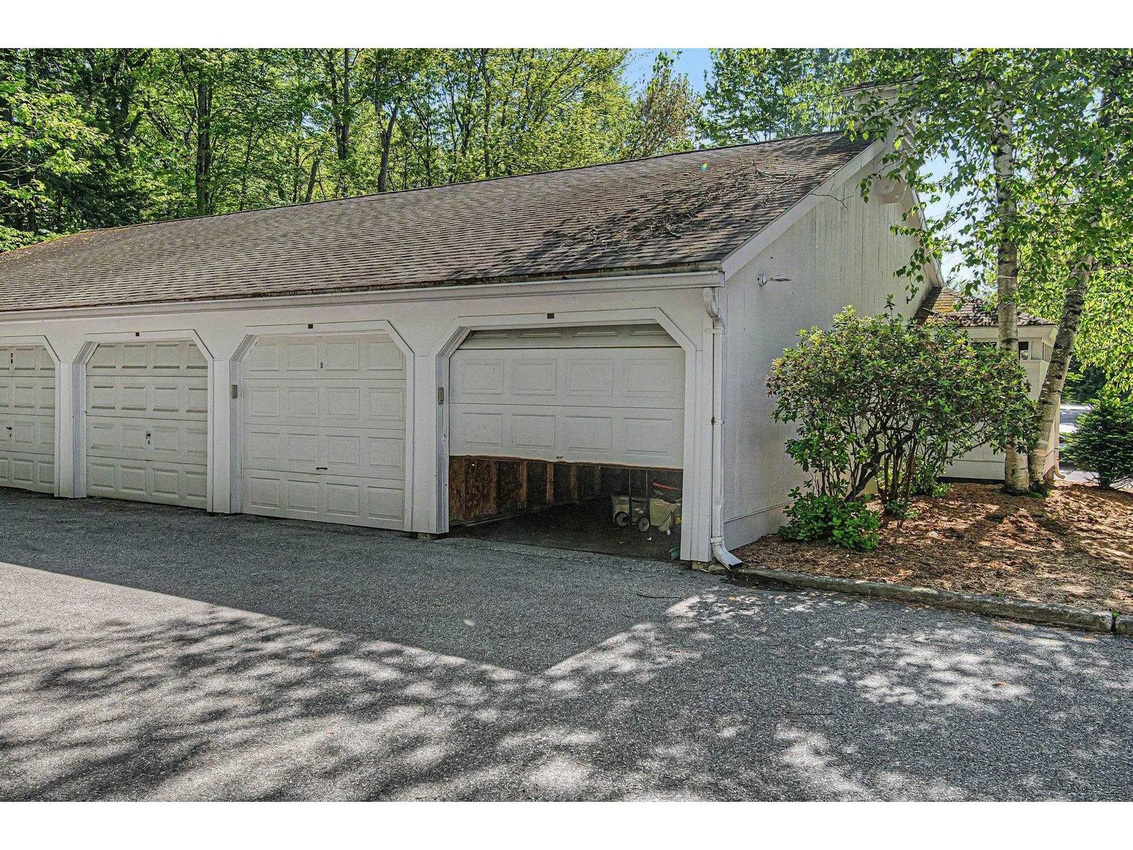 Garage just across the street.
