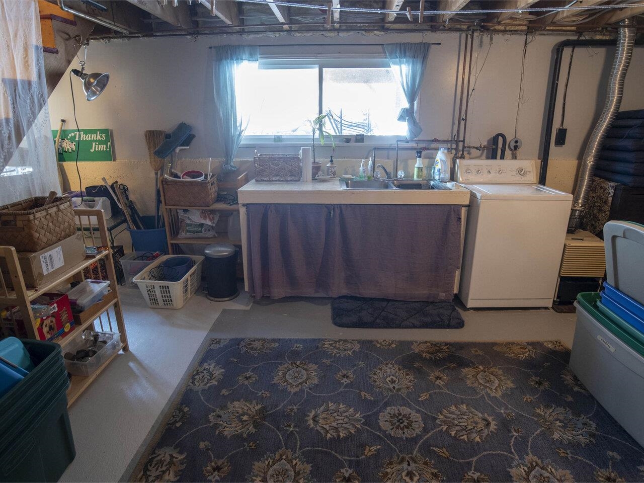 Basement Laundry Area
