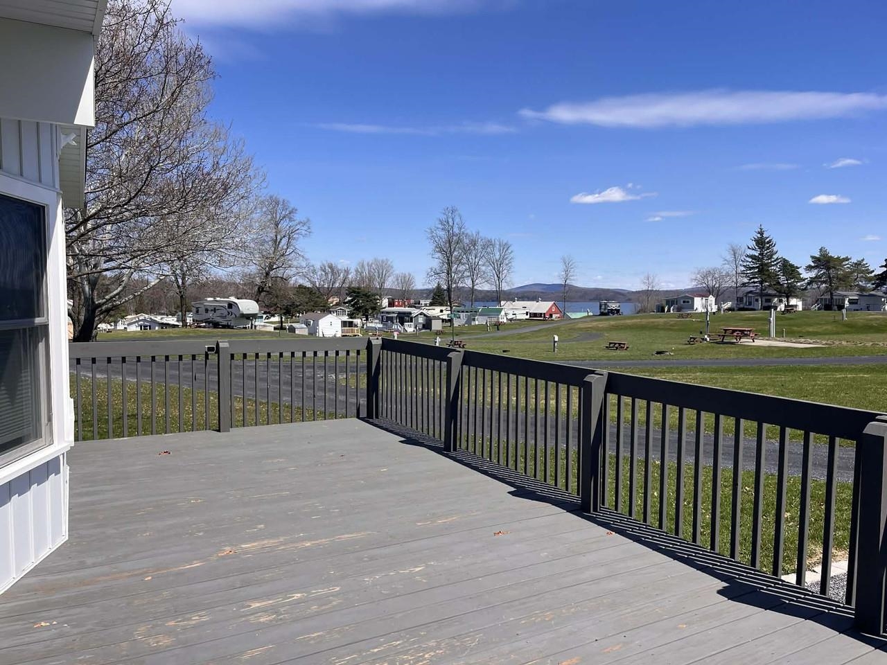 Lake views from the front deck
