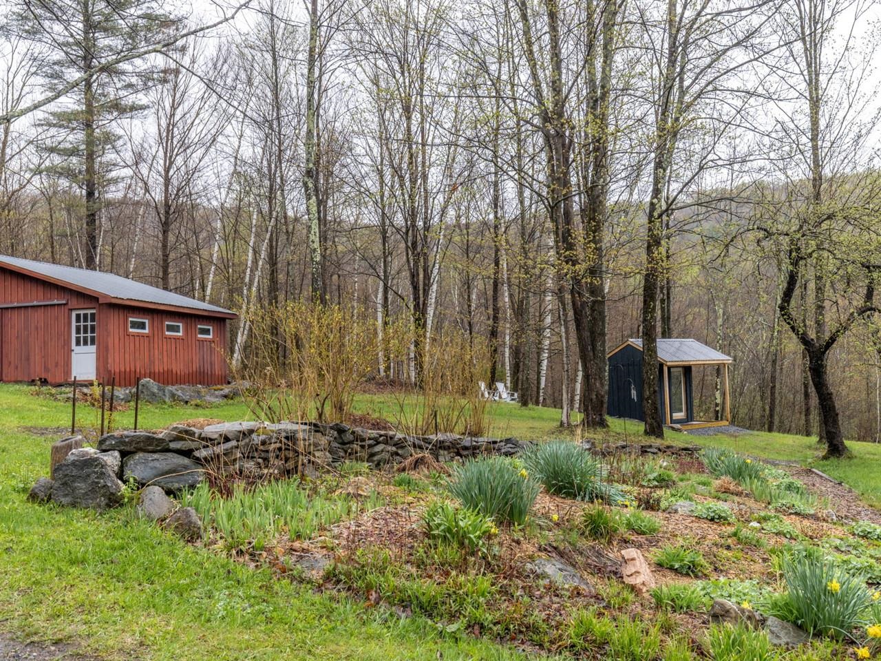Barn and Pond House
