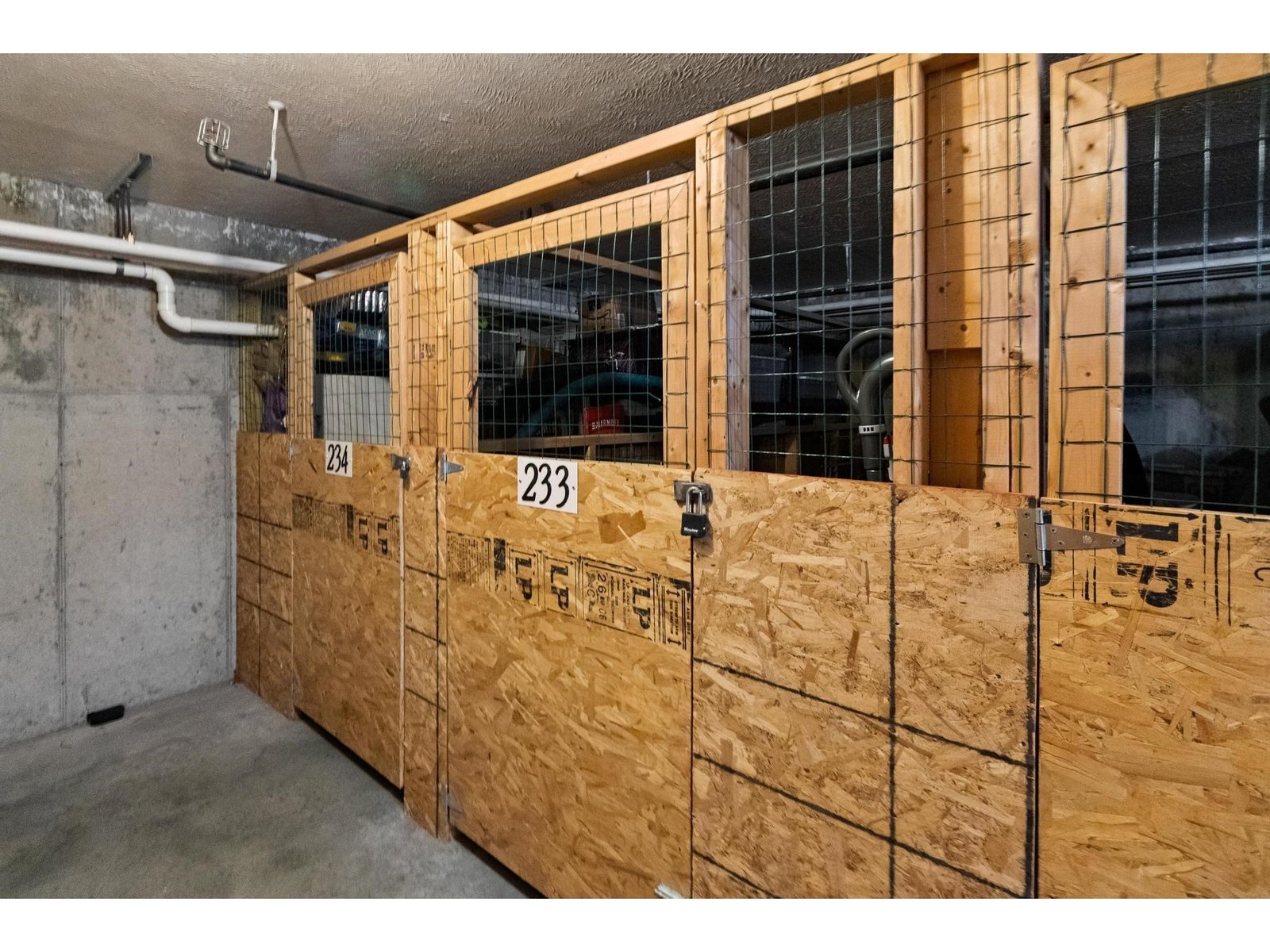 basement locked storage