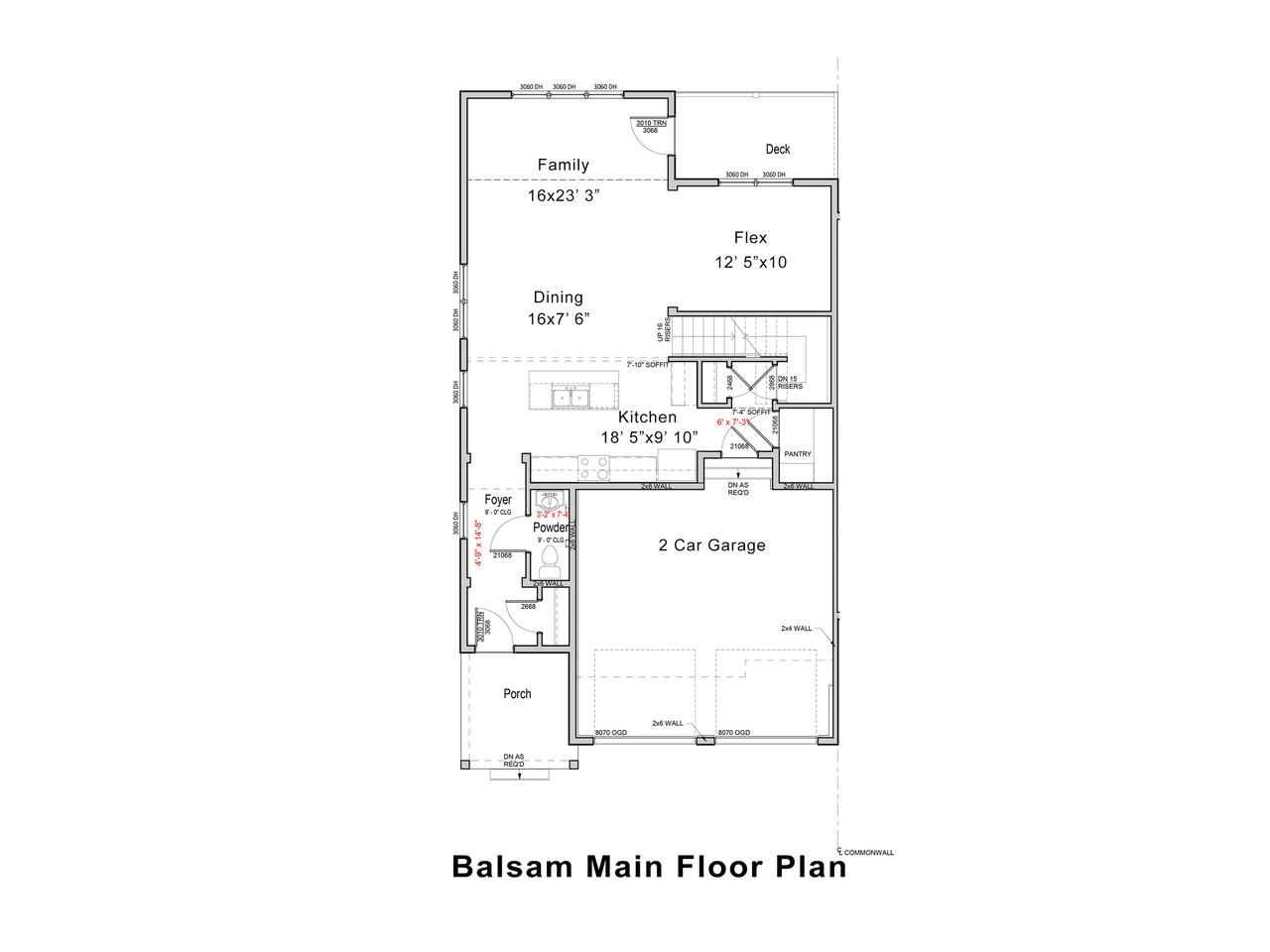 Floor Plan - Main Level