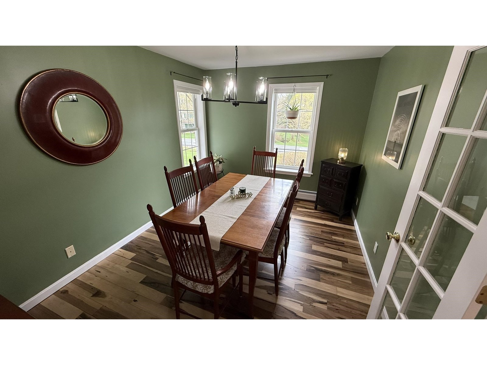 Dining room - Fresh Paint and Refinished Floor