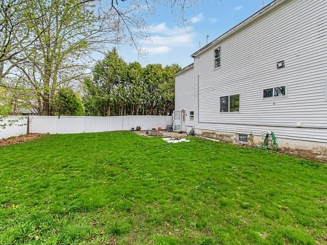 Large backyard