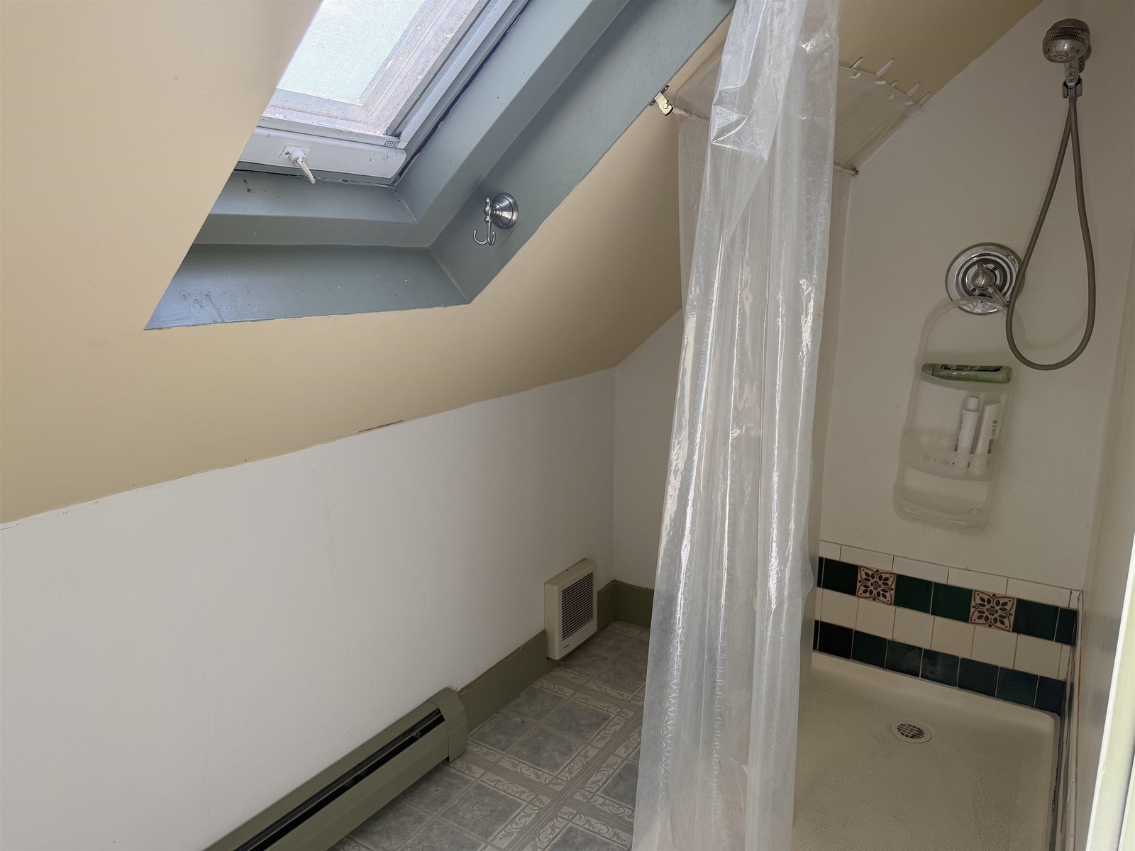 2nd floor tiled shower