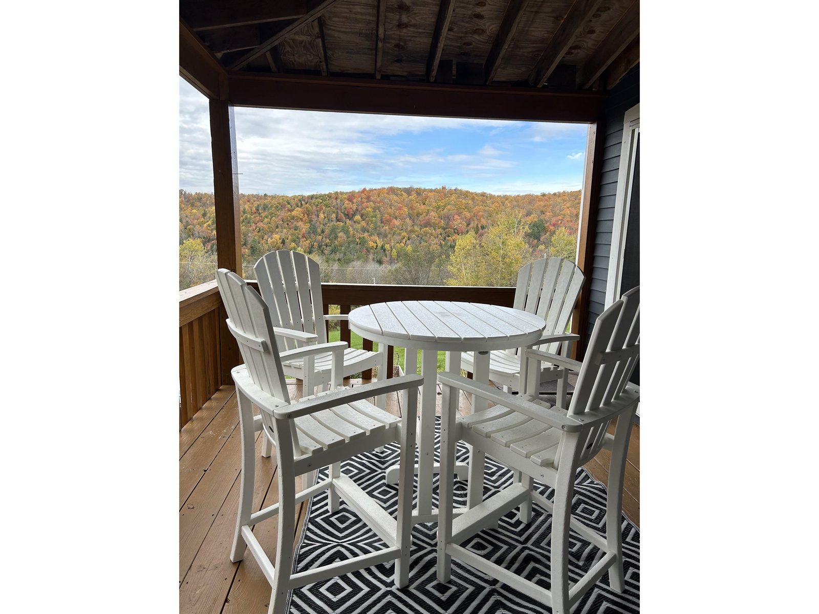 Deck outside the mudroom