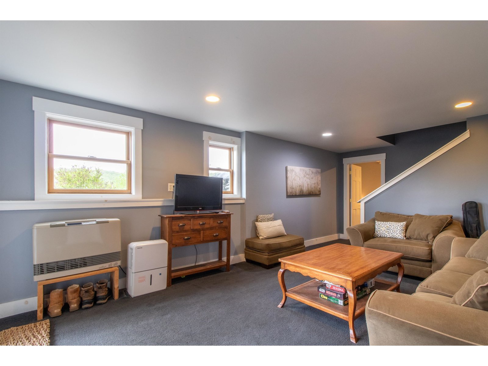 More of the lower level family room