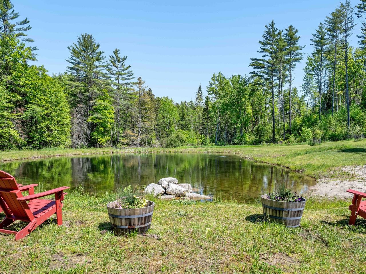Pond with Beach Area