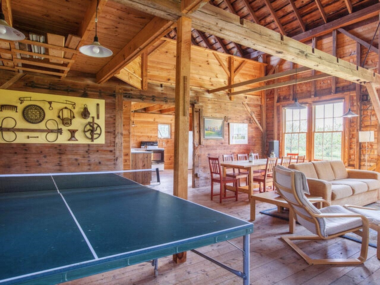 Ping pong game area