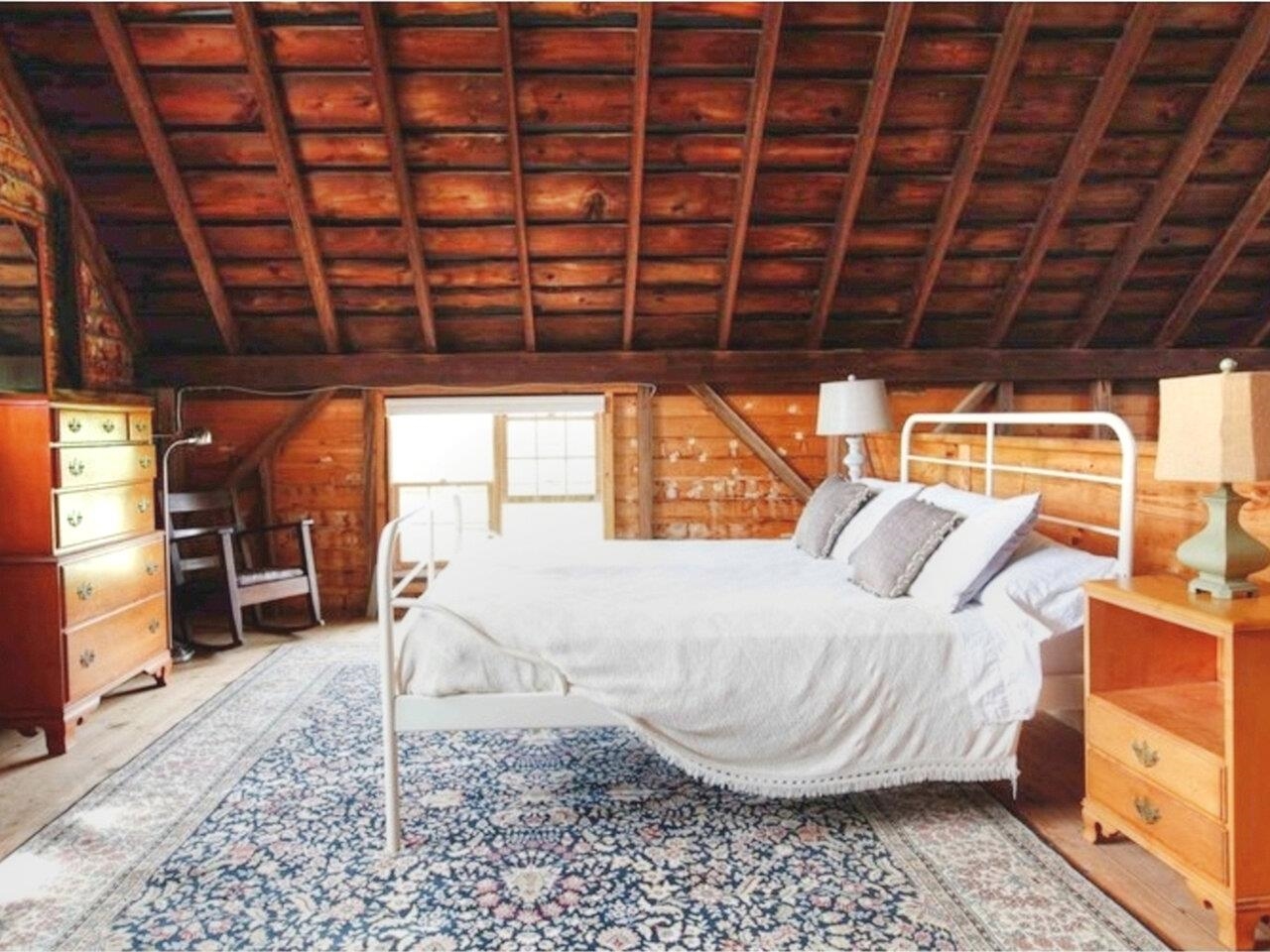 Upstairs sleeping loft