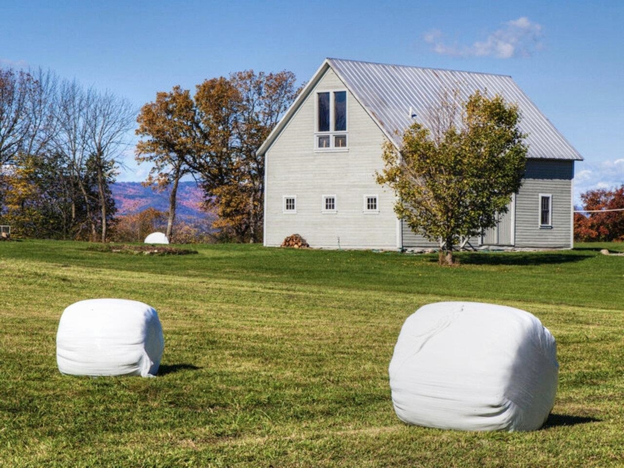 On 20 acres-16 active farmland