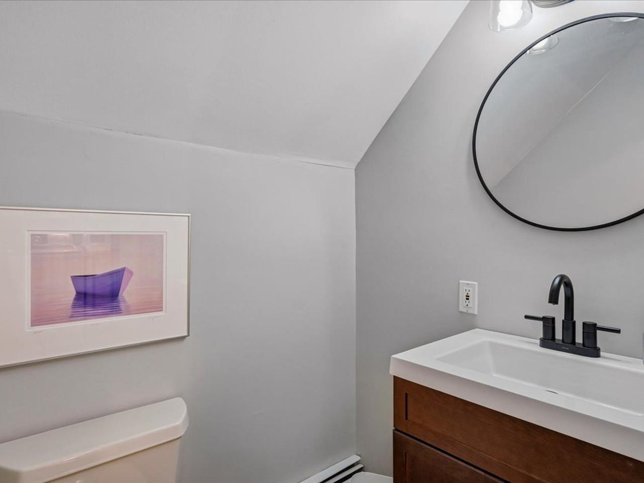 1/2 Bath on 2nd Level