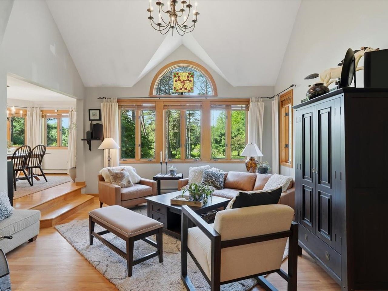 Vaulted Living Room