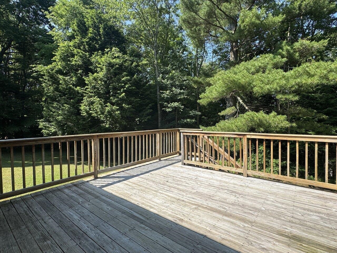 Oversized Back Deck