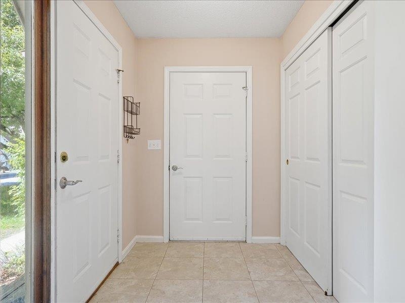 Front & Garage Entry with Closet