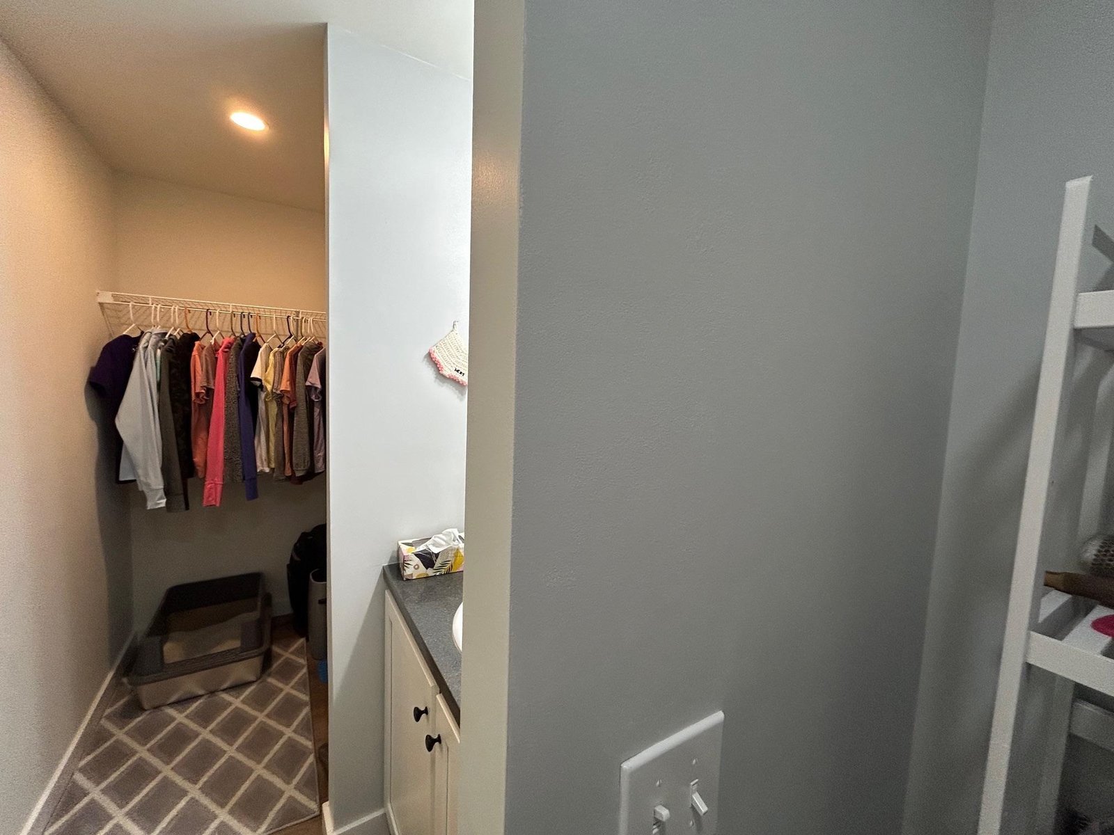 Walk in closet