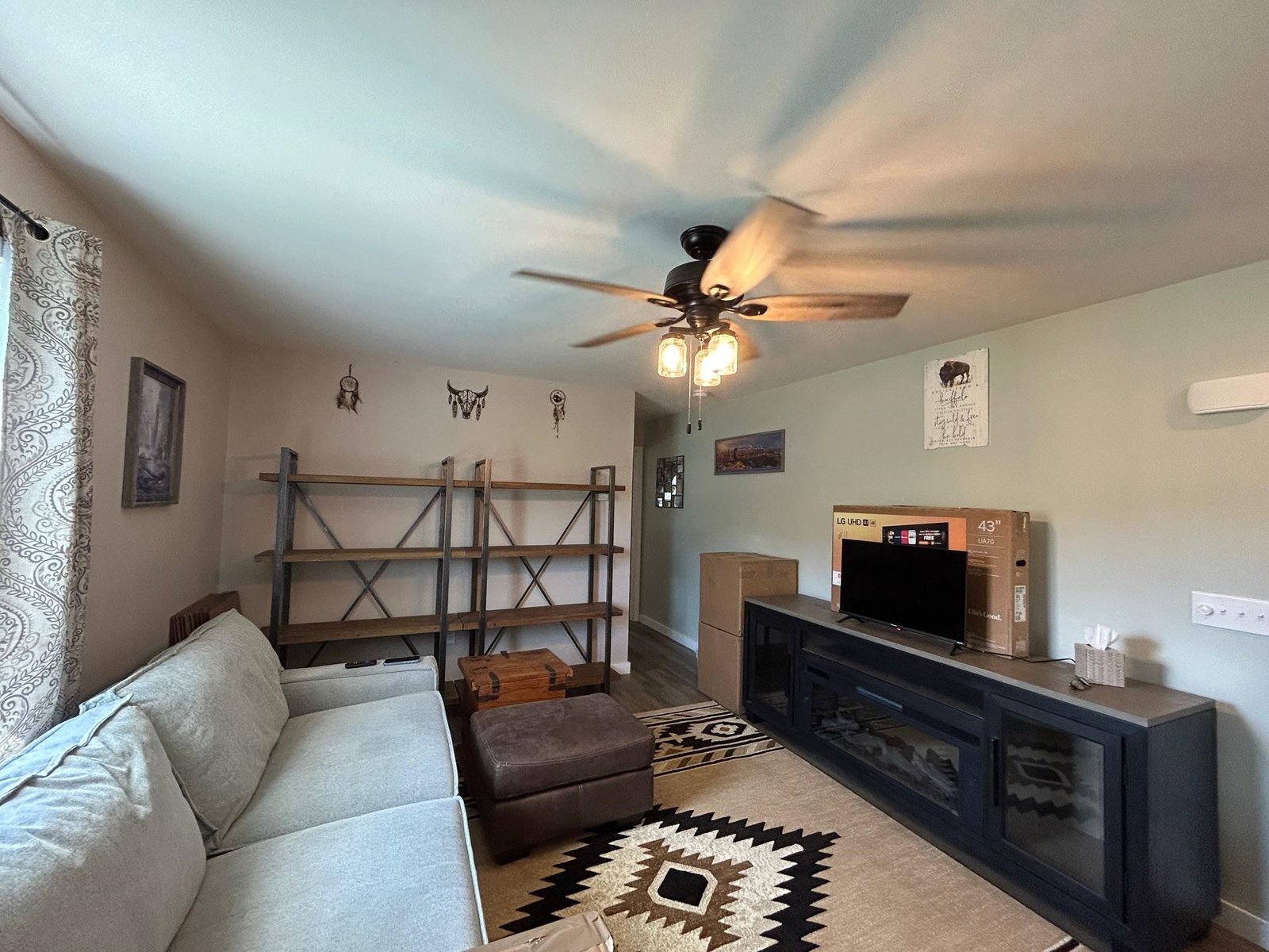 Living room large windows