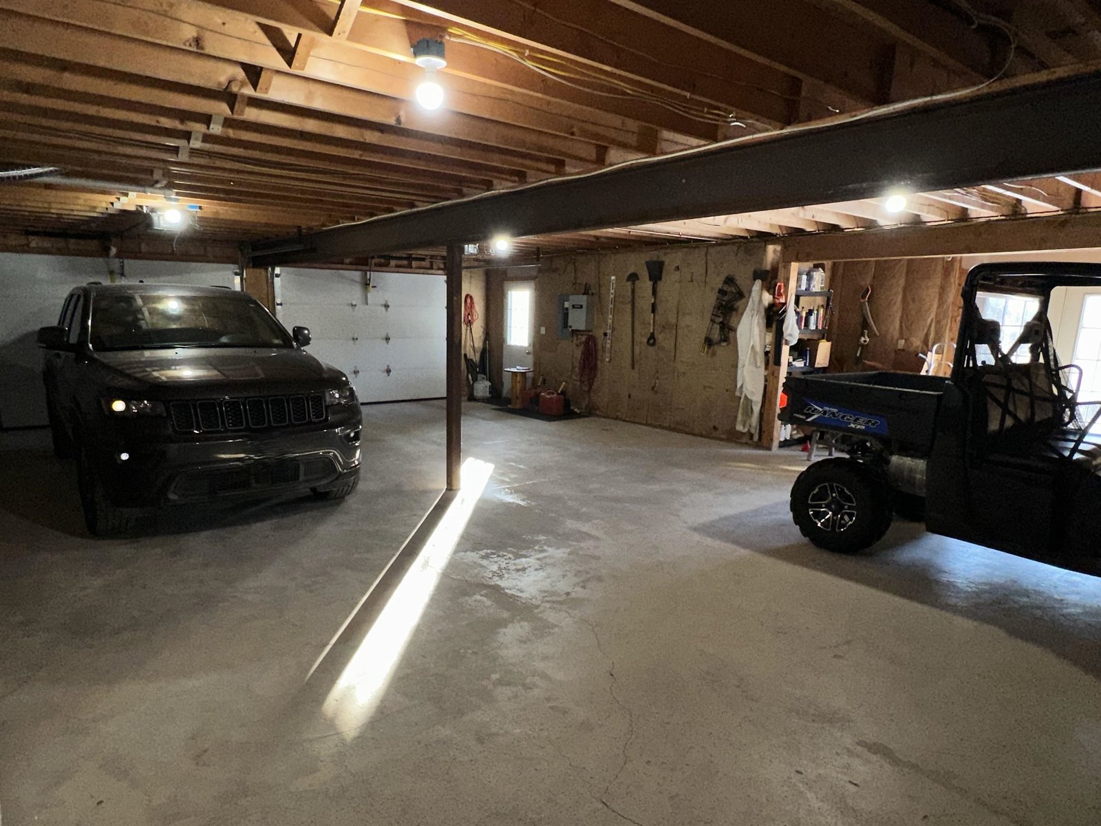 Walkout Basement Garage Space
